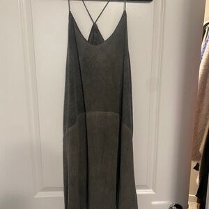 Grey/Charcoal boutique spaghetti strap sundress
